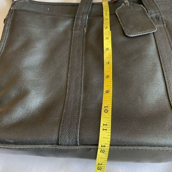 Briefcase Genuine Leather Briefcase, Computer Bag Vintage - Picture 8 of 16